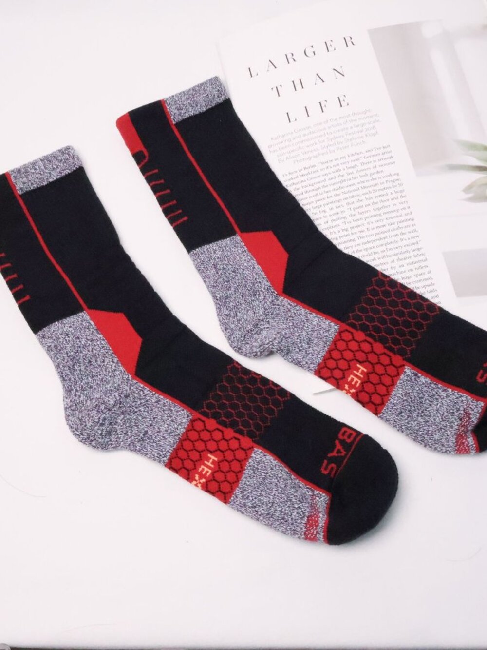 Bombas Calf Socks Comfortable Durable Athletic Performance Size L